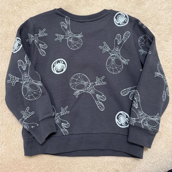 Toddler Boys Marvel Spidey Crewneck Sweatshirt 5T - Picture 4 of 4